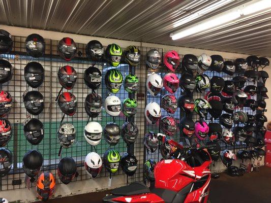 Huge Helmet Selection!