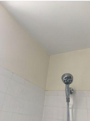 We redid this entire bathroom tile and paint