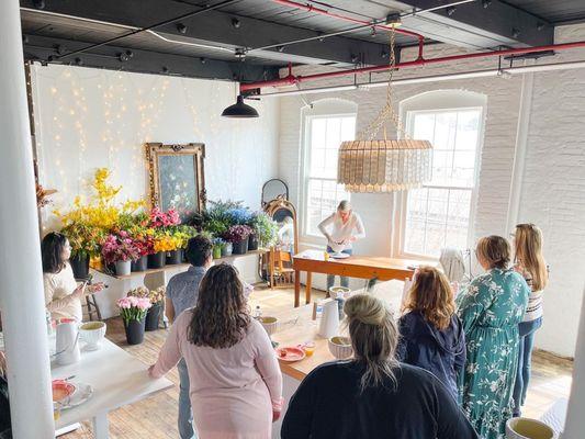 A Floral Class at Fiori & Fern