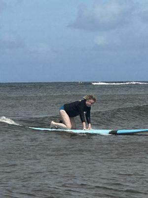 Hanalei Bay Surf lesson