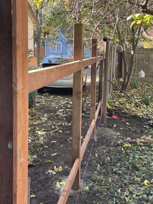 Fence repairs