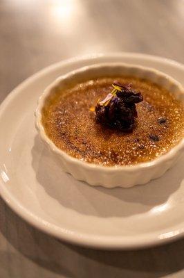 Sweet potato creme brûlée