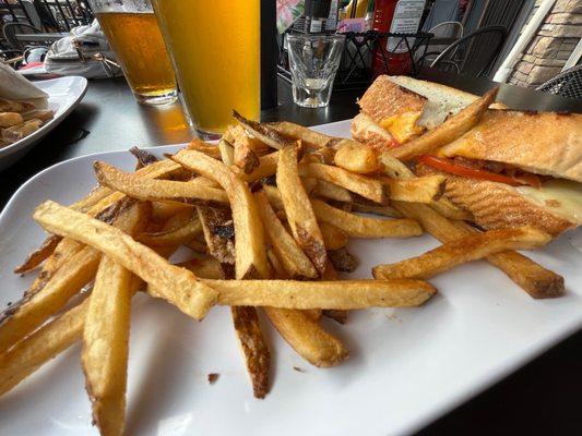 Grilled Cheese and fries