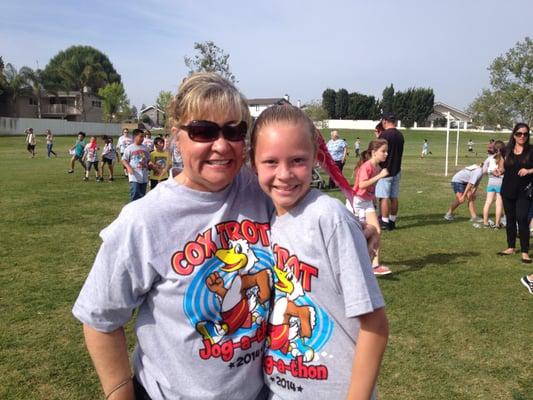 Cox school Jog A Thon