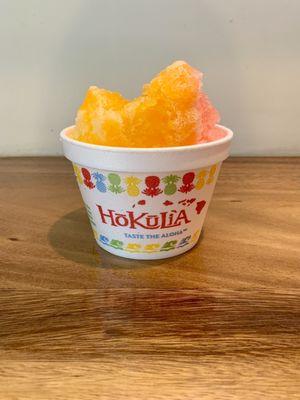 Kona Sunset (Guava, Mango, and Passion Fruit flavored Shave Ice)