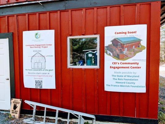 Originally the Shaw Farm barn which was saved by Community Ecology Institute (CEI)