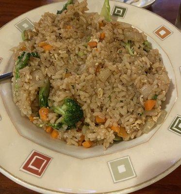 Vegetable Fried Rice.