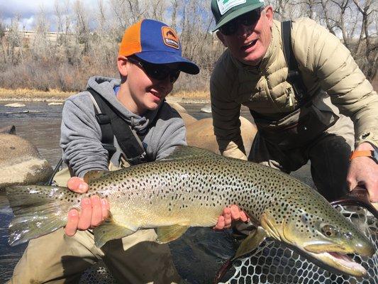 30 inch Brown Trout on the Animas