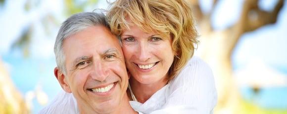 Two can smile, so beautifully. Discover dental implants today - affordable new smiles.