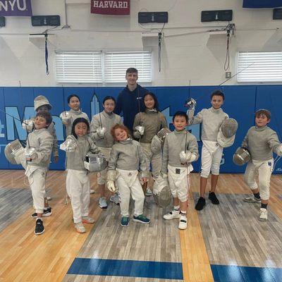 Youth fencing camp