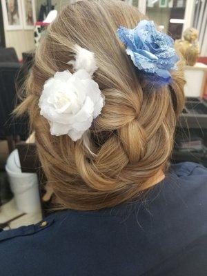 Hair up do