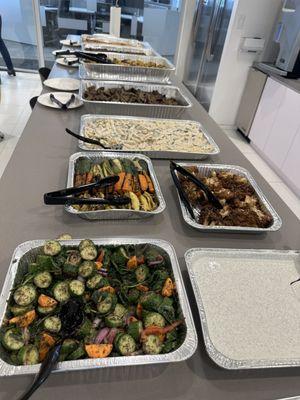 Cucumber salad and Pasta Salad - Soo good.