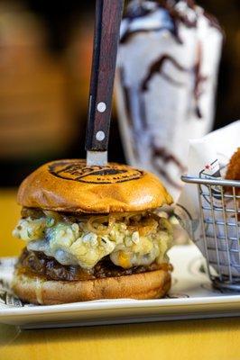 MTB Burger and Oreo Milkshake