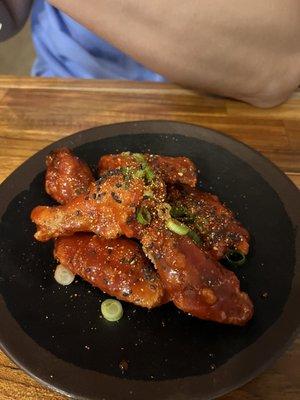 Spicy chicken wings