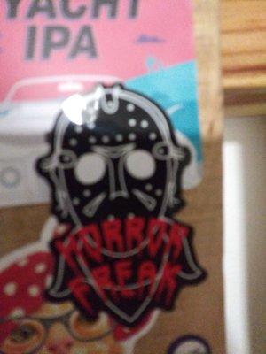 Horror Freak Jason Sticker ($2) - It's already on the sticker collage at the house!