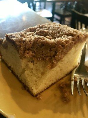 Coffee cake - SO rich and the thickest topping