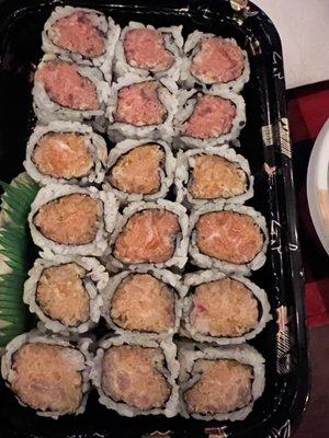 Triple Spicy Roll Dinner