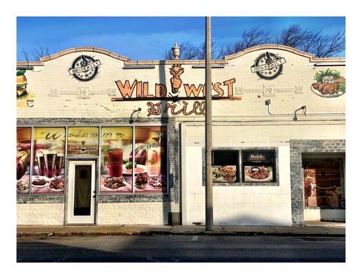 Wild West Grill.1412 Washington St, Waukegan, IL Mexican/American Tacos Burritos Burgers Chicken Wings Salads .Margaritas & Drinks Cool!