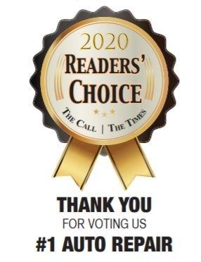 Thank you for voting Dorman's Auto Center 2020 Readers Choice Winner!