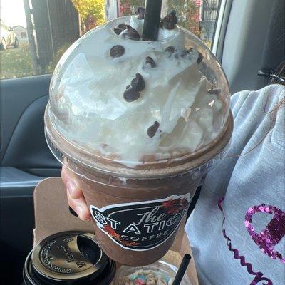 Coffee chip frappe