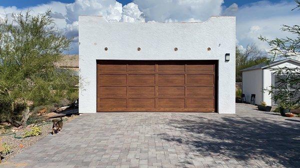 New garage door