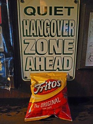 Fritos The Original Corn Chips 1oz Bag $0.75 (10/17/21). @TheSceneNorthHollywood #NorthHollywood #SFV #DiveBar #Beer #Snacks