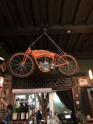 Bicycle above the bar