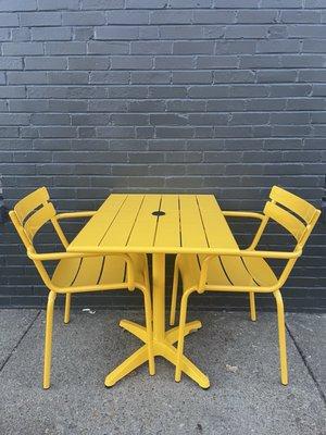 Outdoor seating