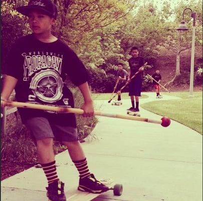 We teach anyone how to street SUP. Young or old.