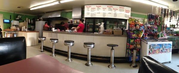 Panoramic of Grill, Counter, Checkout