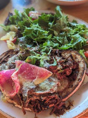 Braised Beef Toast - I wouldn't recommend.