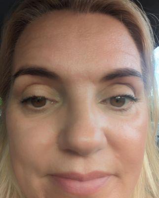 Eye brow shaping and waxing