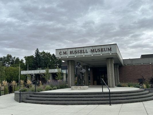 Entry to the C.M. Russell Museum