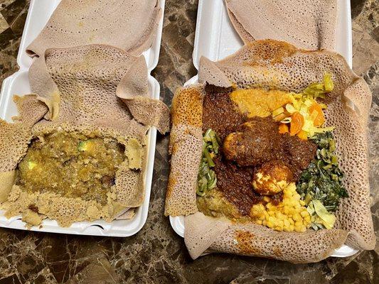 Yebeg Alecha + Habesha Special takeout