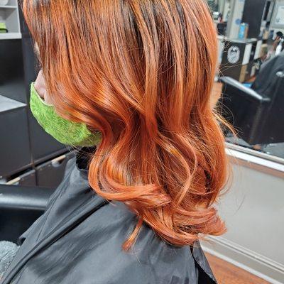 Fiery redhead by Olena