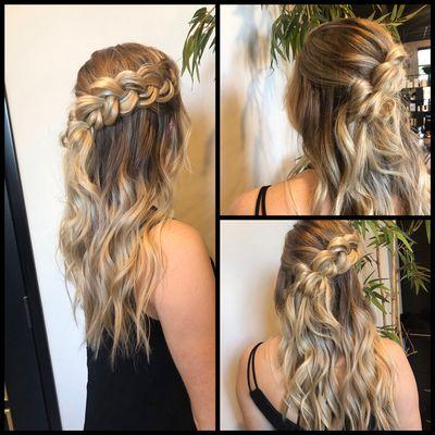 Prom hair by Danelle