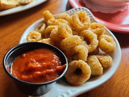 Fried calamari also very tasty