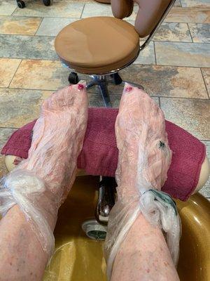 Paraffin wax after Manicure