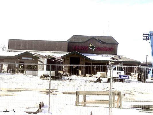 WooWhoo! Texas Roadhouse restaurant is being build where the former TGIFridays location near the Costco parking lot is!