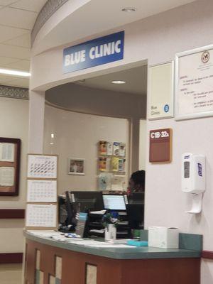 Blue clinic.