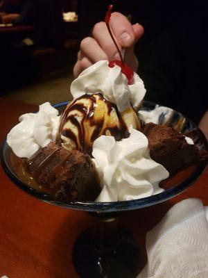 Brownie overboard