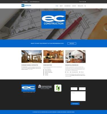 ec-construction.net - website design and local search marketing