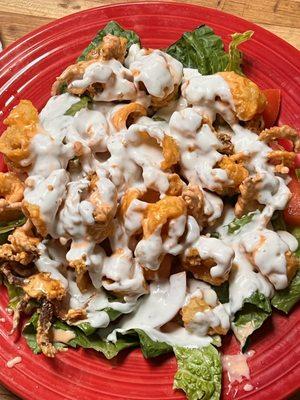 Buffalo calamari salad