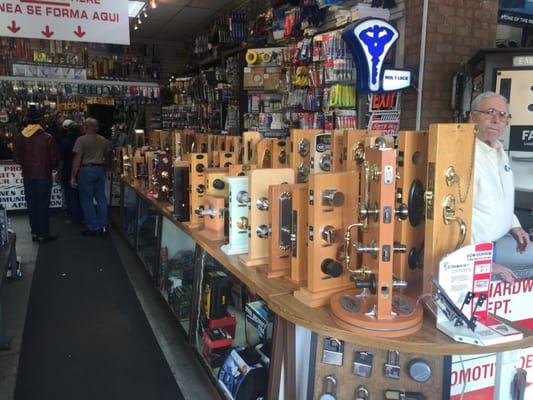 Come visit us and see our showroom and pick out the lock you want.