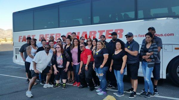 Us And Our Awesome Bus Driver John Rodriguez..