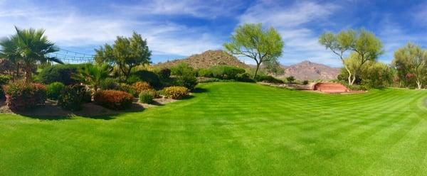 One of our many wedding sights overlooking the golf course