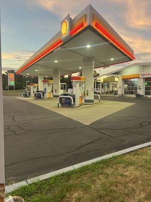 Shell gas station