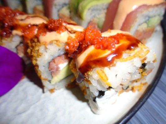 Desert Storm Roll, close-up.