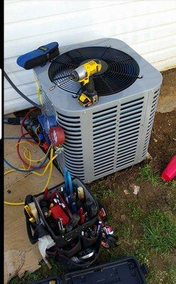 Repaired my unit in less than 10 minutes My unit has never ran better thank you A1 zuzu plumbing heating and Air.