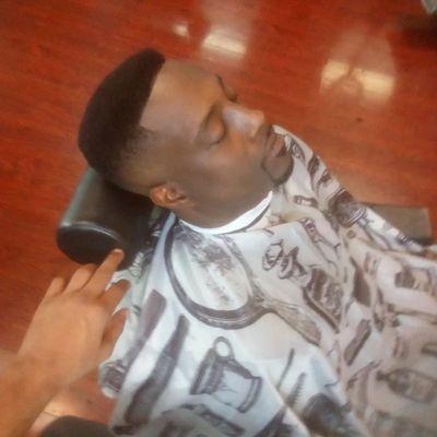 flat top fade with God tee full service haircut